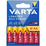 Μπαταρία Alkaline Varta Longlife Max Power AA LR06 Plastic Free (6 τεμ.)