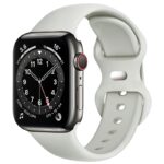 Λουράκι Σιλικόνης για Apple Watch 42/ 44/ 45/ 46/ 49mm Γκρι (Ασυσκεύαστο)