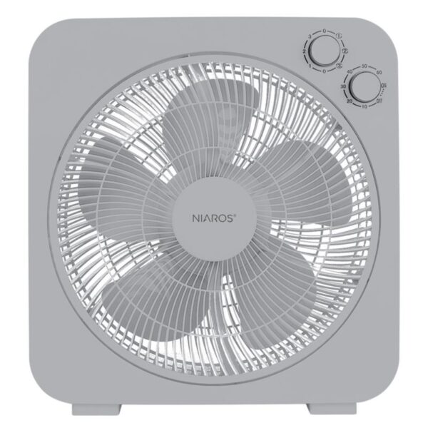 Επιδαπέδιος Ανεμιστήρας Niaros Bronte Box 42W Γκρι