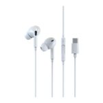 Hands Free Stereo Devia EM028 USB C Smart Λευκό