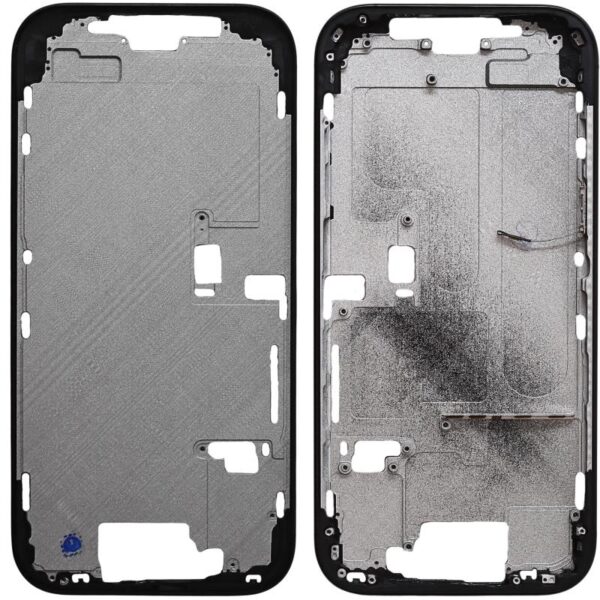 Μεσαίο Πλαίσιο Apple iPhone 16 Pro 5G με Πλήκτρο Κάμερας Μαύρο (OEM)