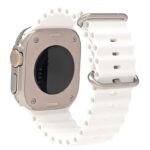 Λουράκι Σιλικόνης Ocean για Apple Watch 44/ 45/ 46/ 49mm Λευκό (Ασυσκεύαστο)