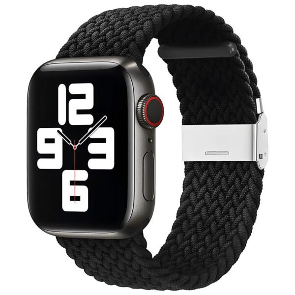 Λουράκι Flexible Fiber για Apple Watch 42/ 44/ 45/ 46/ 49mm Μαύρο (Ασυσκεύαστο)
