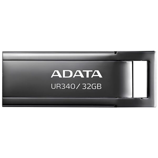 USB 3.2 Flash Disk Adata UR340 USB A 100MB/s 32GB Μαύρο