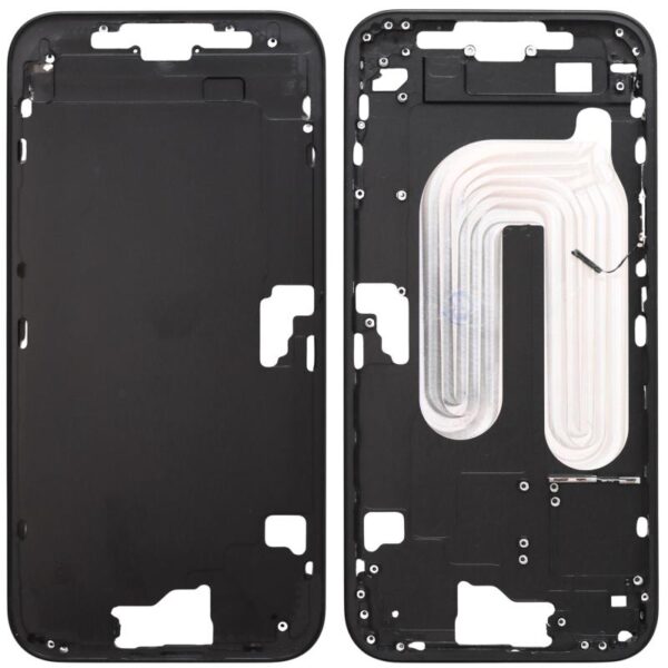 Μεσαίο Πλαίσιο Apple iPhone 16 Plus 5G με Πλήκτρο Κάμερας Μαύρο (OEM)