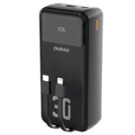 Φορτιστής Ανάγκης Dudao K15Max 22.5W 30000mAh PD QC με 2 Ενσωματωμένα Καλώδια Μαύρο