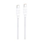 Καλώδιο Σύνδεσης USB 2.0 Foneng XS02 Braided USB C σε USB C 60W 1.2m Λευκό