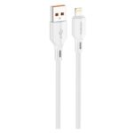 Καλώδιο Σύνδεσης USB 2.0 Foneng XS11 Braided USB A σε Lightning 2.1A 1m Λευκό
