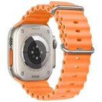 Λουράκι Σιλικόνης Ocean για Apple Watch 44/ 45/ 46/ 49mm Πορτοκαλί (Ασυσκεύαστο)