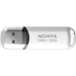 USB 2.0 Flash Disk Adata C906 USB A 32GB Λευκό