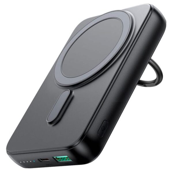 Φορτιστής Ανάγκης Joyroom JR-W050 20W 10000mAh PD Magnetic Wireless με Δακτύλιο Στήριξης Μαύρο