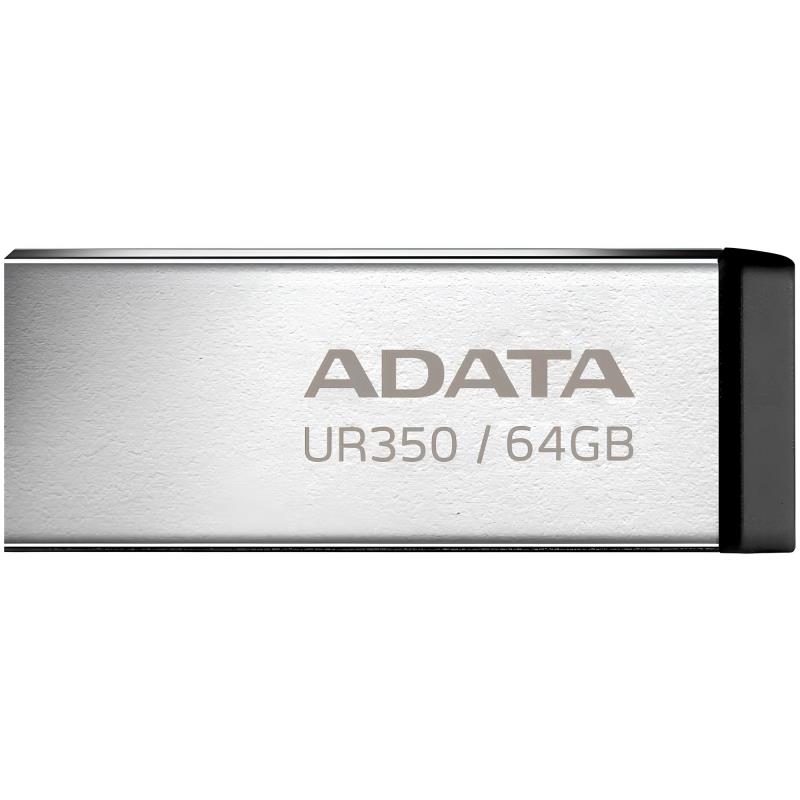 d3a61a4047604caaa53b99053435dc20_original.jpg USB 3.2 Flash Disk Adata UR350 USB A 100MB/s 64GB Ασημί