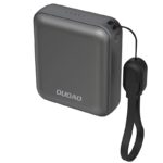 Φορτιστής Ανάγκης Dudao K22+ 22.5W 10000mAh Ultra Mini PD GaN με Λουράκι/ Καλώδιο Γκρι