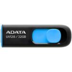 USB 3.2 Flash Disk Adata UV128 USB A 32GB Μαύρο