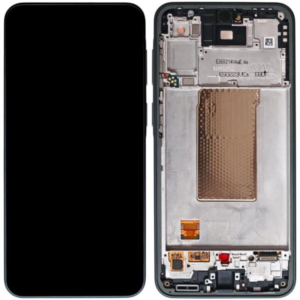 Οθόνη με Touch Screen & Μπροστινή Πρόσοψη Samsung A376 Galaxy A37 5G Γκρι-Πράσινο (Original)