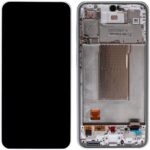Οθόνη με Touch Screen & Μπροστινή Πρόσοψη Samsung A376 Galaxy A37 5G Λευκό (Original)