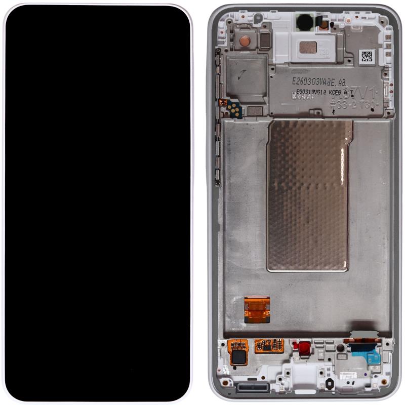 Οθόνη με Touch Screen & Μπροστινή Πρόσοψη Samsung A376 Galaxy A37 5G Λευκό (Original)