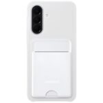 Θήκη Σιλικόνης Samsung EF-OA376TJE A376 Galaxy A37 5G με Card Slot Ανοικτό Γκρι