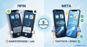 5 ρυθμίσεις σε Android & iPhone που εξαφανίζουν τις καθυστερήσεις