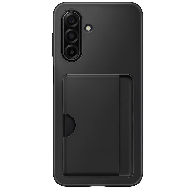 Θήκη Σιλικόνης Samsung EF-OA176TBE A176 Galaxy A17 5G με Card Slot Μαύρο