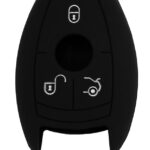 Θήκη κλειδιού για αυτοκίνητα Mercedes-Benz 1008-09, εύκαμπτη, μαύρη