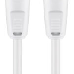 GOOBAY καλώδιο κεραίας αρσενικό σε θηλυκό 11510, <70dB, CCS, 1.5m, λευκό