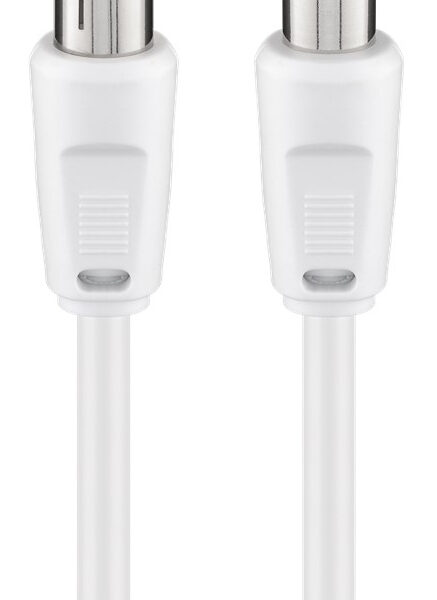 GOOBAY καλώδιο κεραίας αρσενικό σε θηλυκό 11515, <70dB, CCS, 15m, λευκό