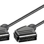 GOOBAY καλώδιο Scart 21pin σε Scart 21pin 11702, 1.5m, μαύρο