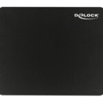 DELOCK mouse pad 12005, 22x18x0.2cm, μαύρο