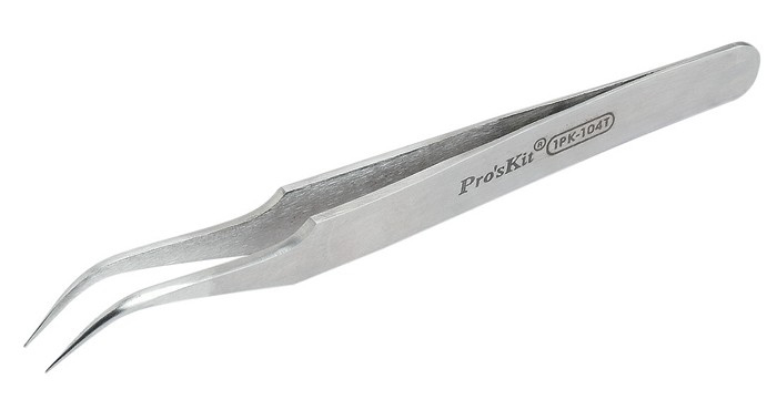 1PK-104T.jpg PROSKIT τσιμπίδα 1PK-104T, 120mm, κυρτή, non-magnetic