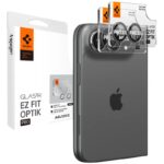Προστατευτικό Κάλυμμα Κάμερας Spigen Optik.tR EZ-FIT για Τζαμάκι Κάμερας Apple iPhone Duo Λευκό (2 τεμ.)