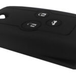 Θήκη κλειδιού για αυτοκίνητα Honda 2005-01, εύκαμπτη, μαύρη