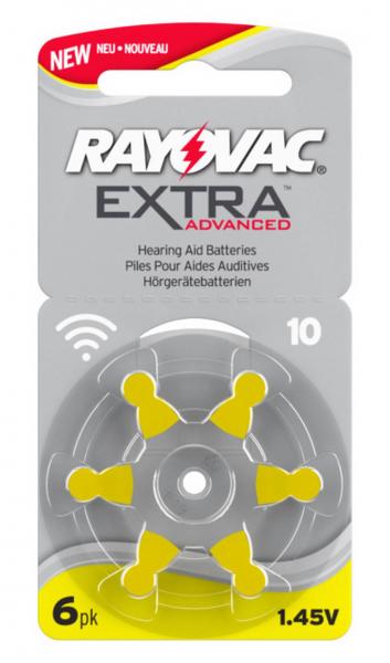 RAYOVAC μπαταρίες ακουστικών βαρηκοΐας 10MF, mercury free, 1.45V, 6τμχ