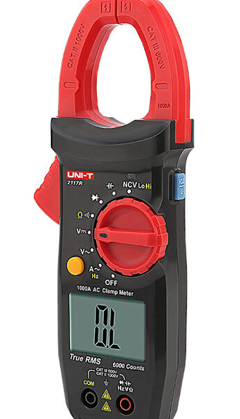 UNI-T ψηφιακή αμπεροτσιμπίδα 2117R, 1000A AC, NCV, True RMS