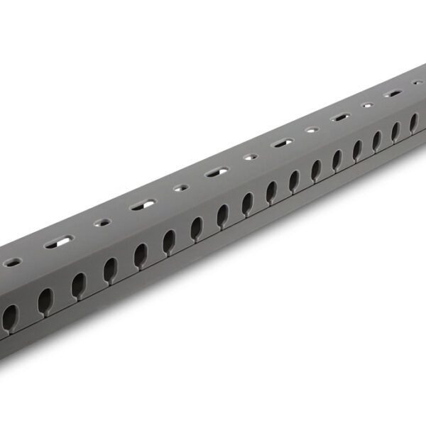 DELOCK cable management 22028, πλαστικό, 30x30mm, 1m, γκρι