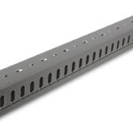 DELOCK cable management 22029, πλαστικό, 40x40mm, 1m, γκρι