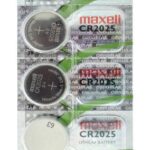 MAXELL Μπαταρία λιθίου CR2025, 3v, 5τμχ