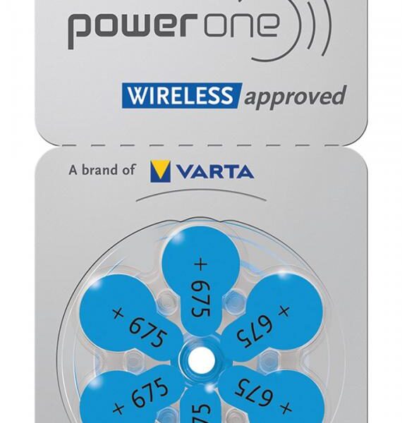 POWER ONE μπαταρίες ακουστικών βαρηκοΐας P675, mercury free, 1.45V, 6τμχ
