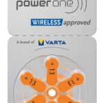 POWER ONE μπαταρίες ακουστικών βαρηκοΐας P13, mercury free, 1.45V, 6τμχ