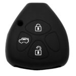 Θήκη κλειδιού για αυτοκίνητα Toyota 3006-01, εύκαμπτη, μαύρη