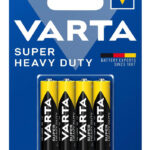 VARTA μπαταρίες Zinc Carbon Super Heavy Duty, AAA/R03, 1.5V, 4τμχ