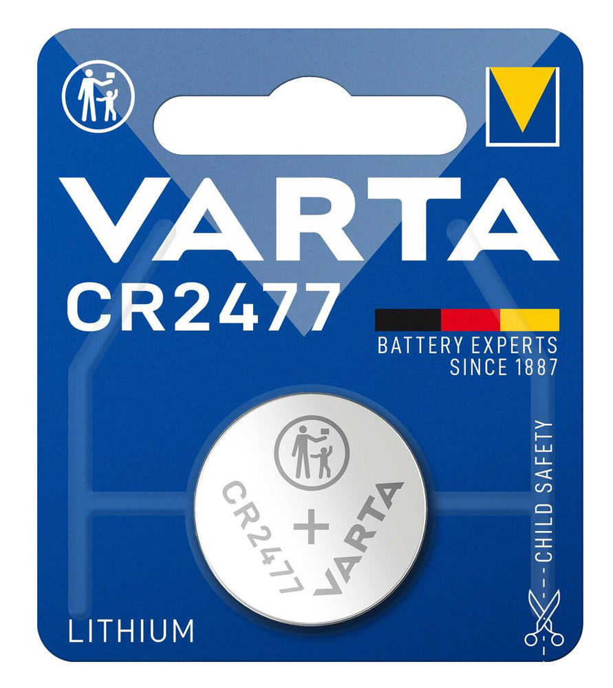 4008496979400.jpg VARTA μπαταρία λιθίου, CR2477, 3V, 1τμχ