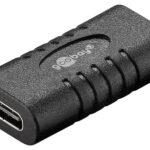 GOOBAY αντάπτορας USB-C 45401, θηλυκό σε θηλυκό, 5Gbit/s, 60W, μαύρος