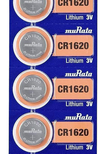 MURATA μπαταρίες λιθίου CR1620, 3V, 5τμχ
