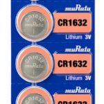 MURATA μπαταρίες λιθίου CR1632, 3V, 5τμχ