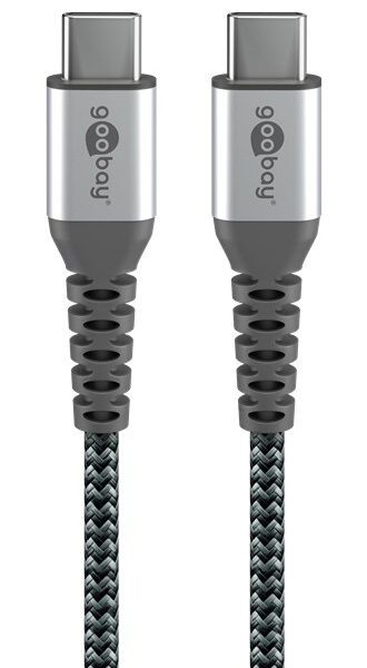 GOOBAY καλώδιο USB-C 49303, 60W, 480Mbps, 2m, μαύρο