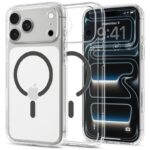 Θήκη TPU & PC Spigen Apple iPhone 18 Pro Max/ 17 Pro Max MagSafe Ultra Hybrid Διάφανο-Γκρι