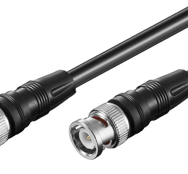 GOOBAY καλώδιο BNC 50089, RG58, 50 ohm, 3m, μαύρο