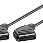 GOOBAY καλώδιο Scart 21pin σε Scart 21pin 50176, 5m, μαύρο