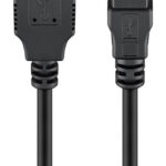 GOOBAY καλώδιο USB σε USB Mini 50768, copper, 480Mbps, 5V, 3m, μαύρο
